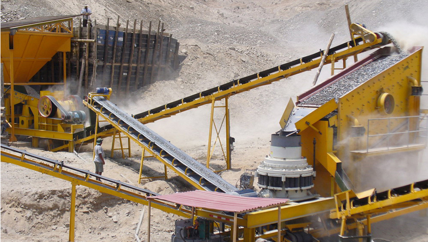 40-60 tph Stone crushing plant