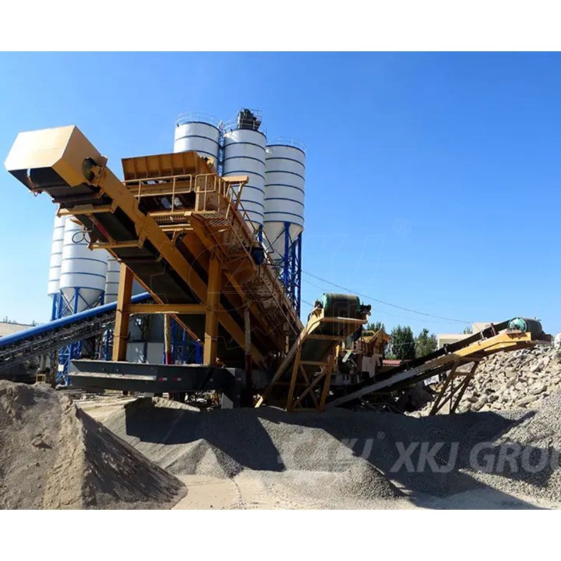 mobile sand and gravel production line