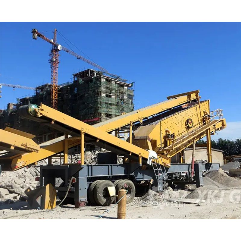 mobile sand and gravel production line