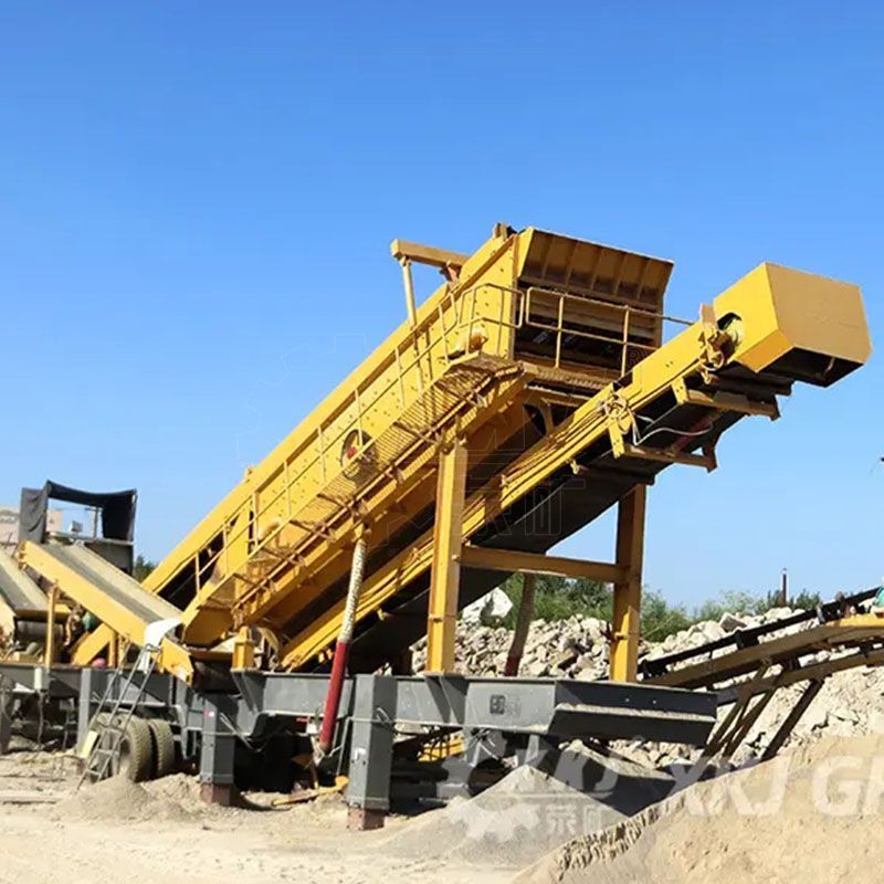 mobile sand and gravel production line