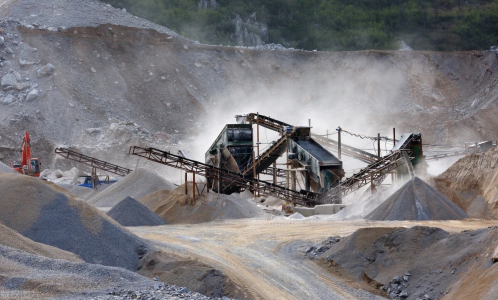 Crusher dust pollution