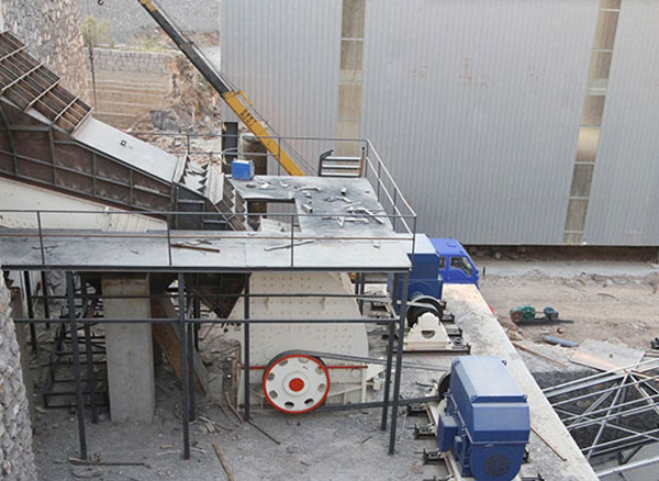 Limestone crushing, processing and production customer site Limestone crushing, processing and production customer site