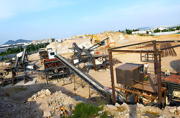 Stone crushing production line