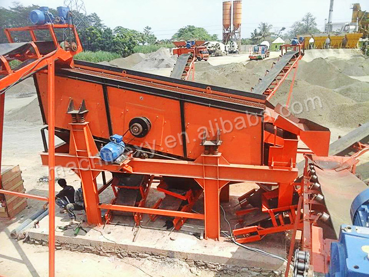 Linear vibrating screen