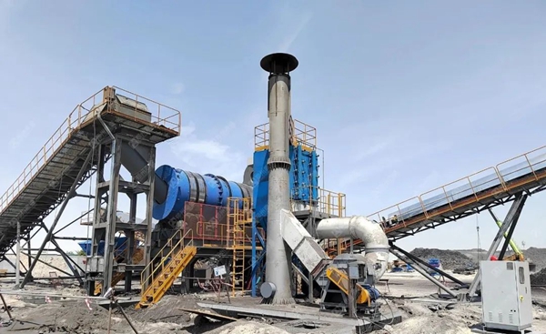 A complete set of equipment for steel slag grinding