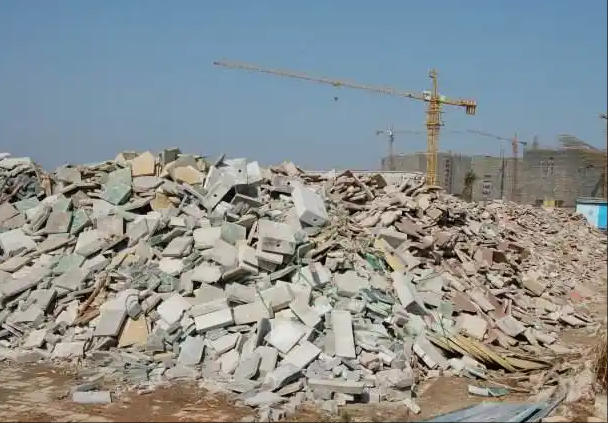 Construction solid waste processing